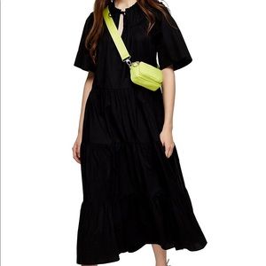 Poplin Smock Midi Dress